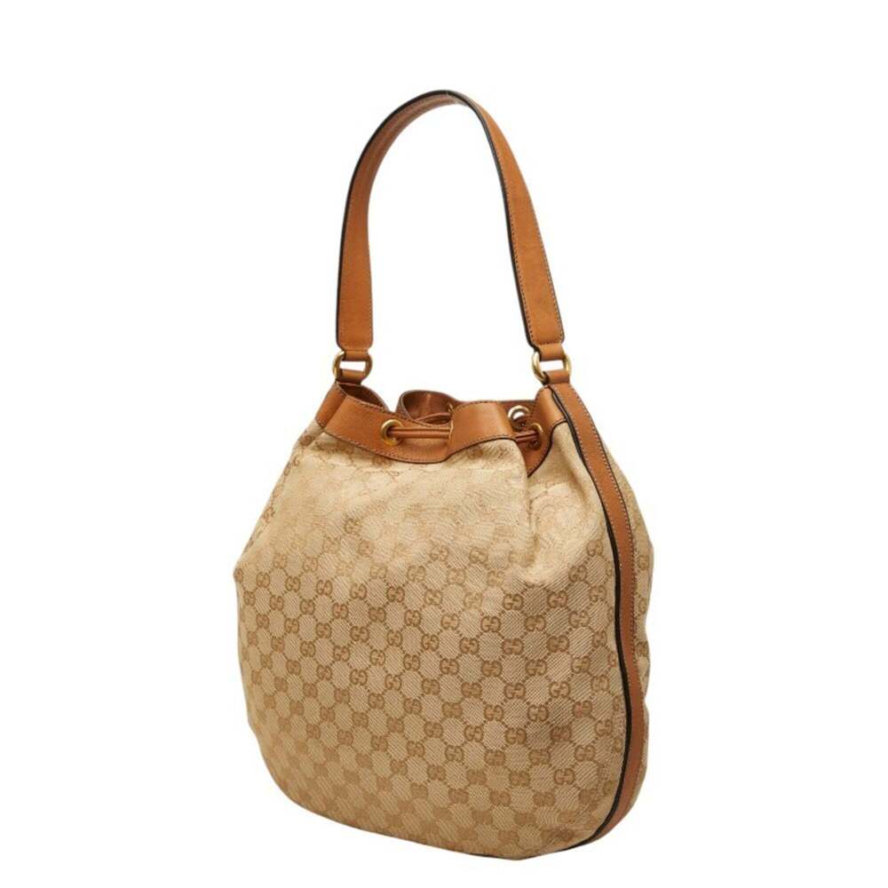 GUCCI Cream Leather Shoulder Bag - Picture 2 of 10